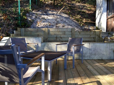 Le petit patio et son jardin arômatique